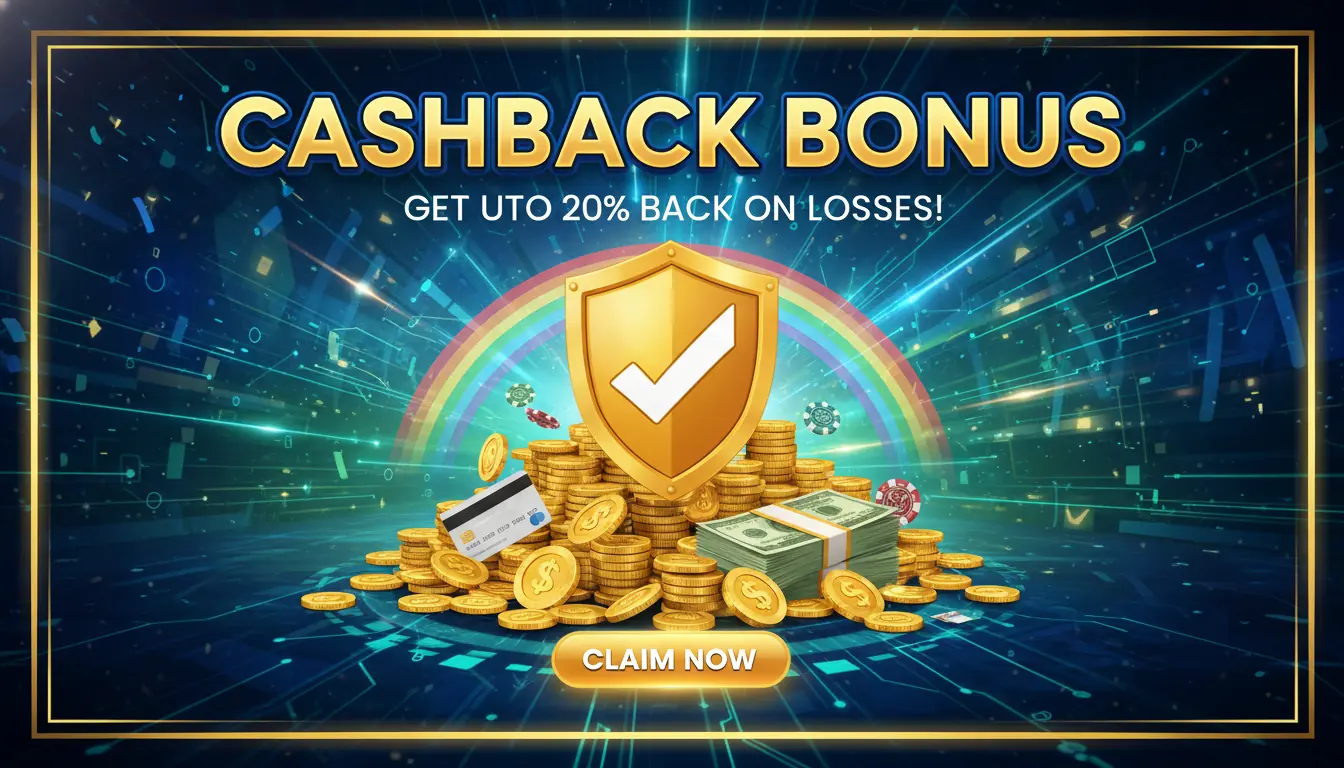 Cashback bonus hos National casino